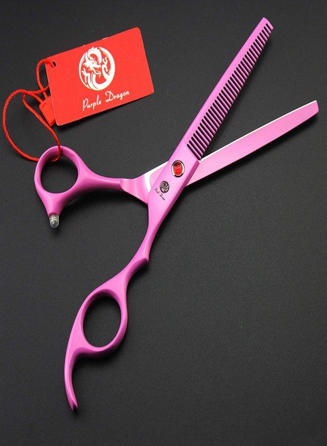 Purple Dragon 7.0 inch Pink 3PCS Pet Grooming Scissors Cat Dog Hair Cutting & Thinning Shears Set for Women Female Pet Groomer - Image 5